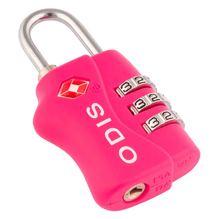 Candado TSA 33mm Rosado