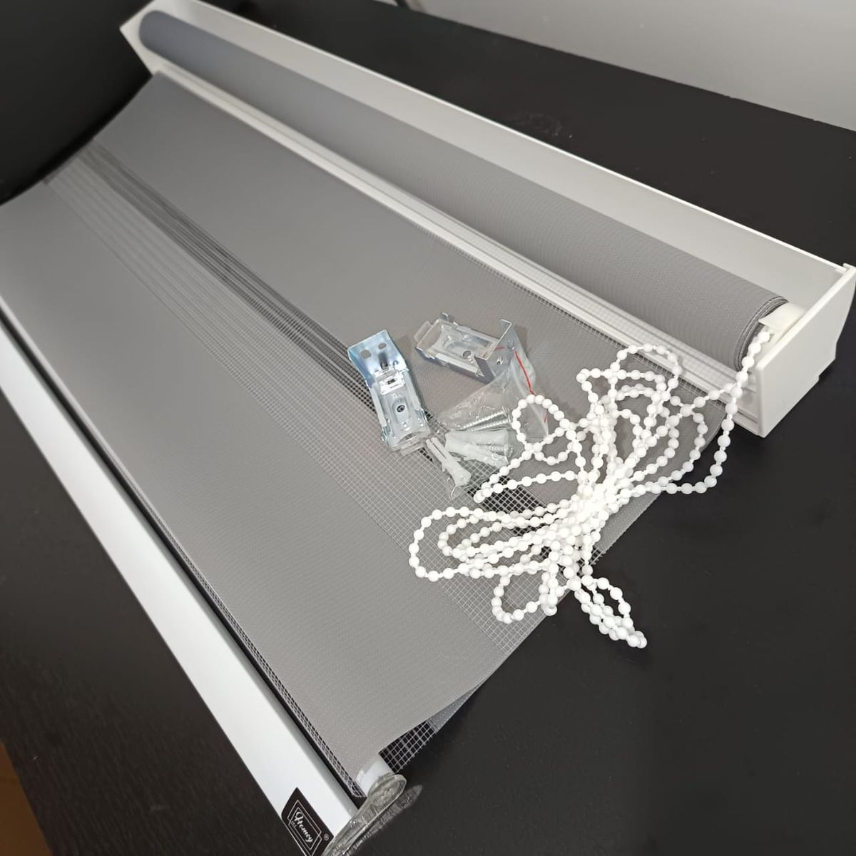 HOMEY - Roller Duo Dia y Noche Color Gris Oscuro 60x200cm