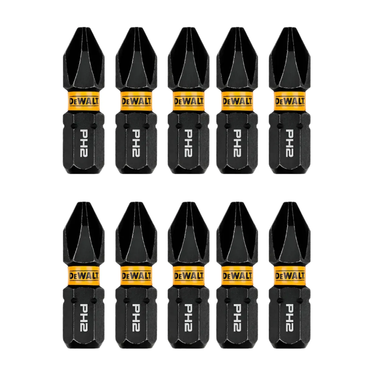 DEWALT - Set de Puntas Flextorq Ph2 1'' 10 Pzas Dewalt DWAF1PH2IR10