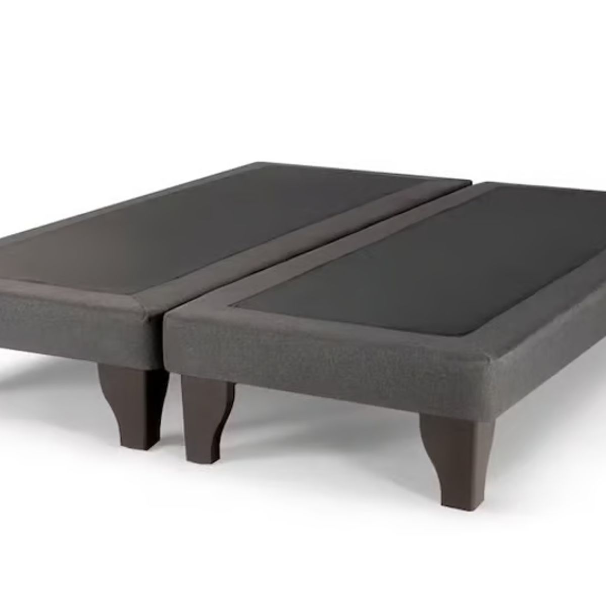 GENERICO - Base Europea mas Respaldo Tubular King  LINO GRIS OSCURO