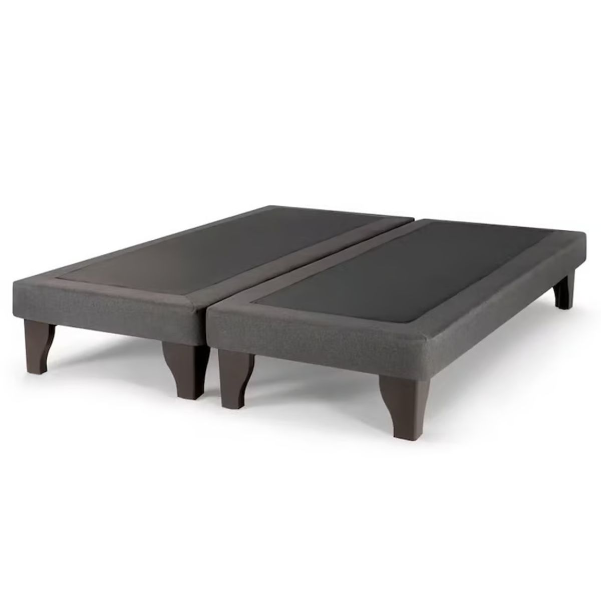 GENERICO - Base Europea mas Respaldo Tubular King  LINO GRIS OSCURO
