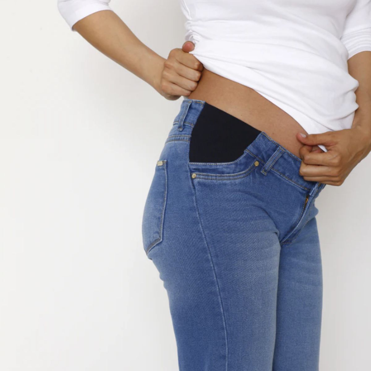 NALA - Jeans Maternal Clara Relax Fit Celeste Nala Maternity