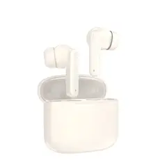 KBOD - Audífonos Dual Con Estuche Inalámbricos Bluetooth 5.3 Tws C31 Beige