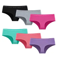 GIOVACCHINO - Pack de 6 Calzones Pantaleta Algodón Mujer