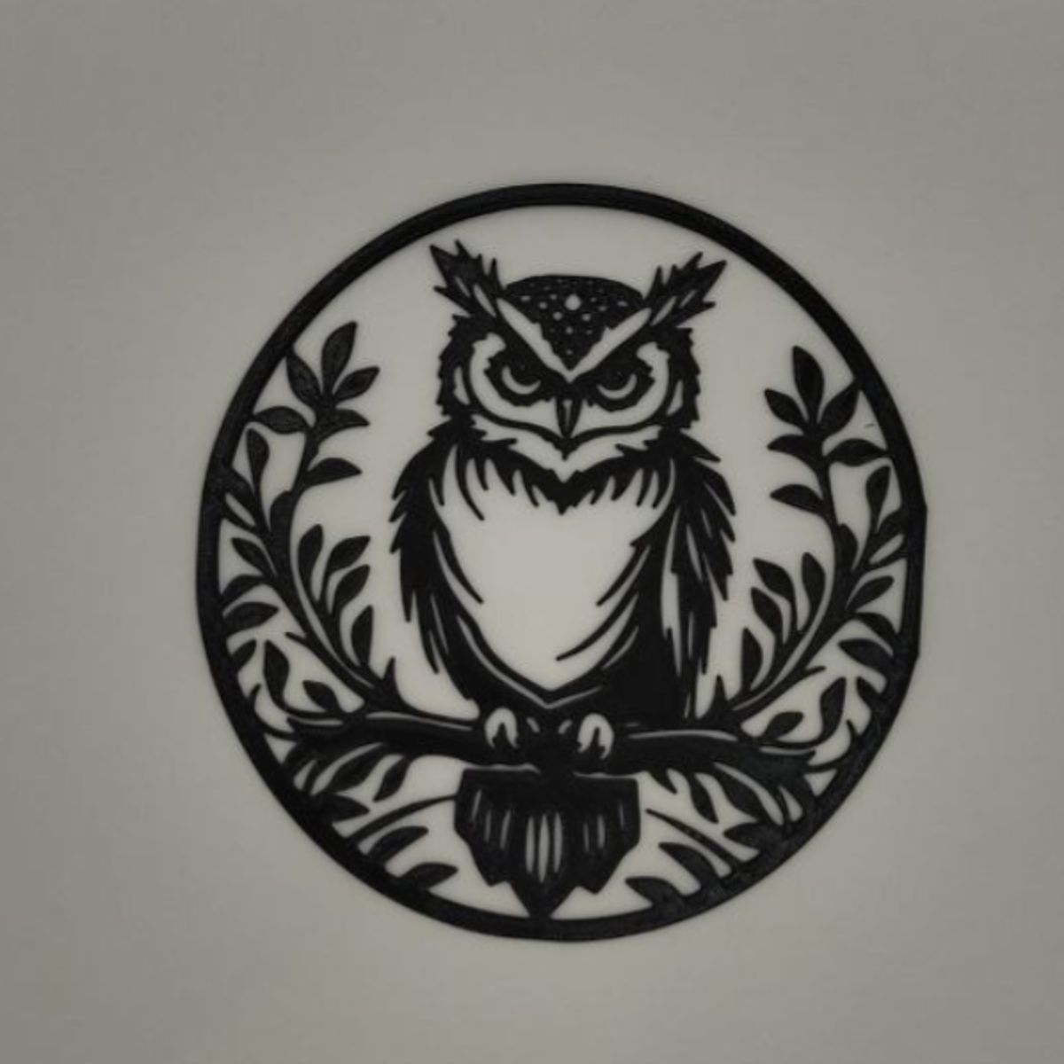 GENERICO - Figura decorativa de silueta de búho