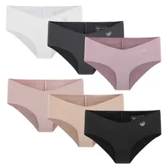 GIOVACCHINO - Pack de 6 Calzones Bikini Microfibra Corte Laser Mujer