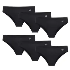 GIOVACCHINO - Pack de 6 Calzones Bikini Microfibra Corte Laser Mujer