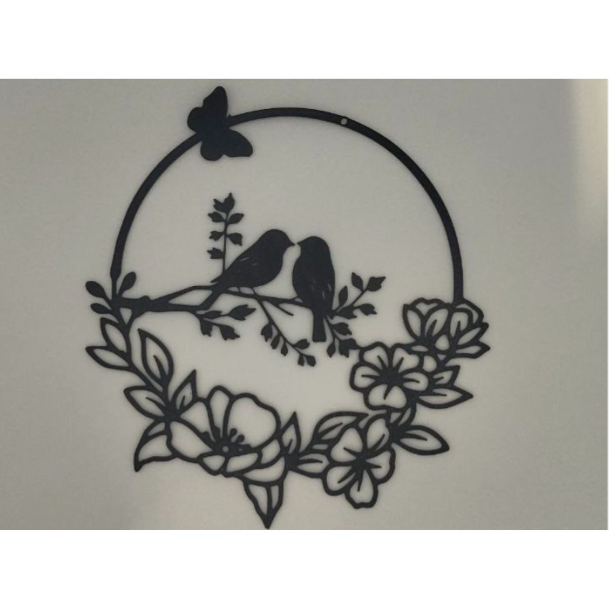 GENERICO - Figura decorativa Siluetas de pájaros y mariposas