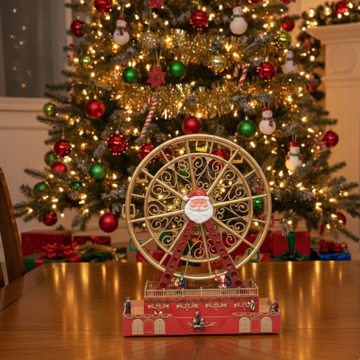 WAKESHOME - Rueda De La Fortuna Luces Musical Y Movimiento