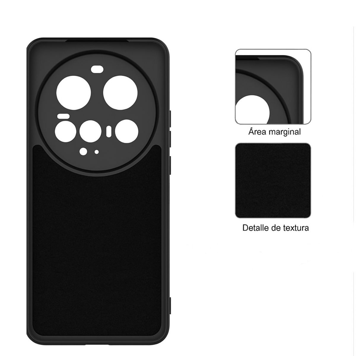 JOIGO - Carcasa Funda Para Xiaomi 15 Ultra Goma Azul Rey