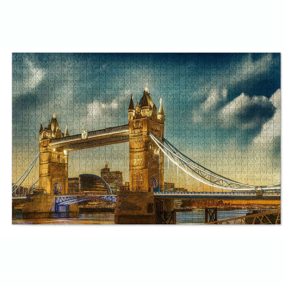 GENERICO - Puzzle Rompecabezas London Bridge Londres 1500 Piezas Calidad