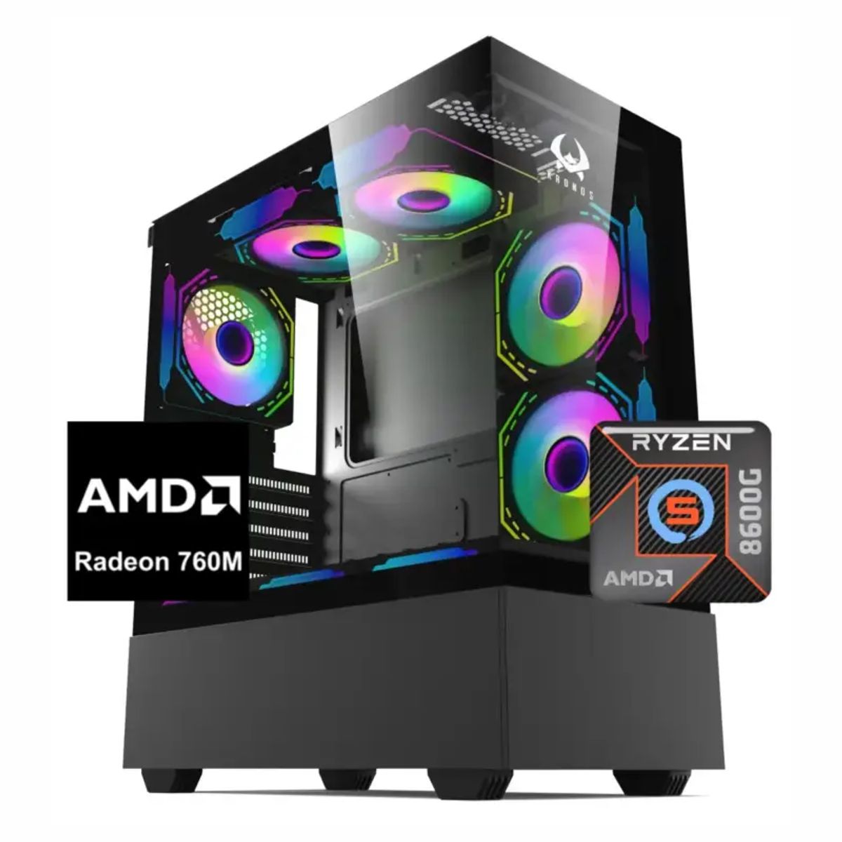 OEM - PC Gamer Titan Ryzen 5 8600G, 1TB M.2, Radeon 760M, 32GB RAM