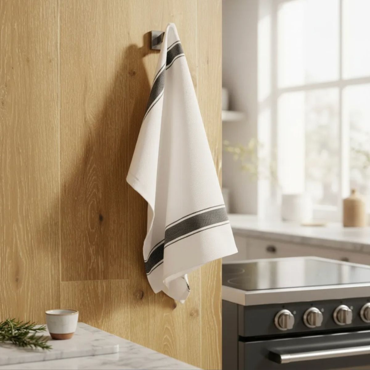 TODOHOGAR SANTIAGO DE CHILE - Set De 2 Paños De Tela Rectangulares 50x70cm - FRANJA