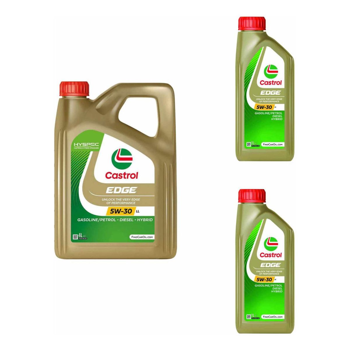 CASTROL - Castrol Edge 5w-30 Ll 6 Lt Dpf Sintetico Diesel Bencinero