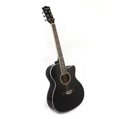 SCORPION - GUITARRA ELECTROACUSTICA NEGRA ZA-521CEQBK ZARAGOZA