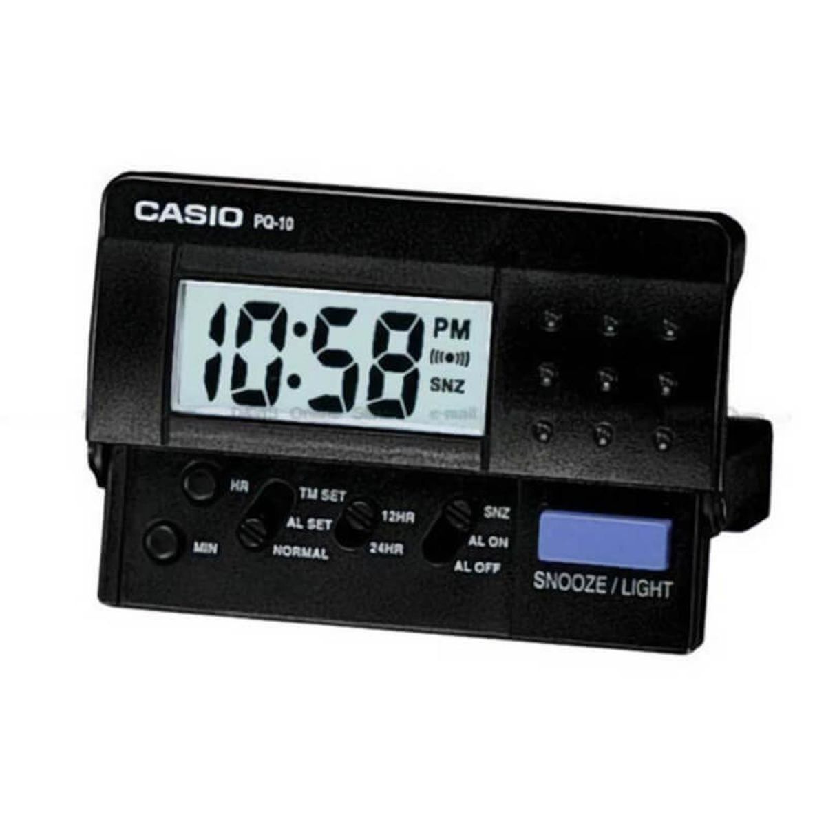 CASIO - Reloj Despertador Casio Unisex PQ-10-1R