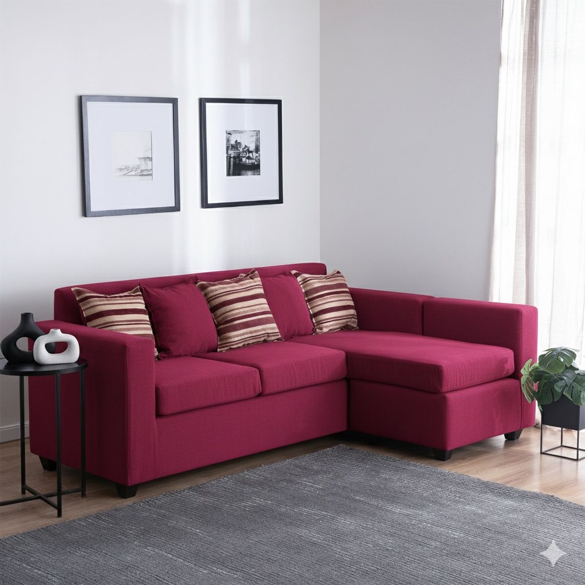 MUEBLES MPR - Seccional Jazmin 3-1 Velvet