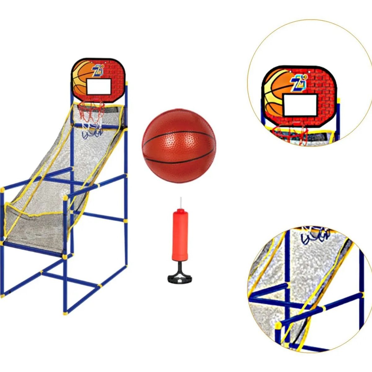 GENERICO - Juego De Aro De Baloncesto Para Niñosinflador + balon