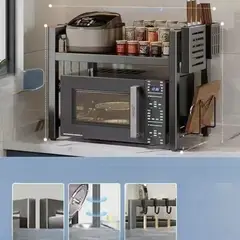 ANGELES DEL HOGAR - Organizador de cocina Soporte para microondas