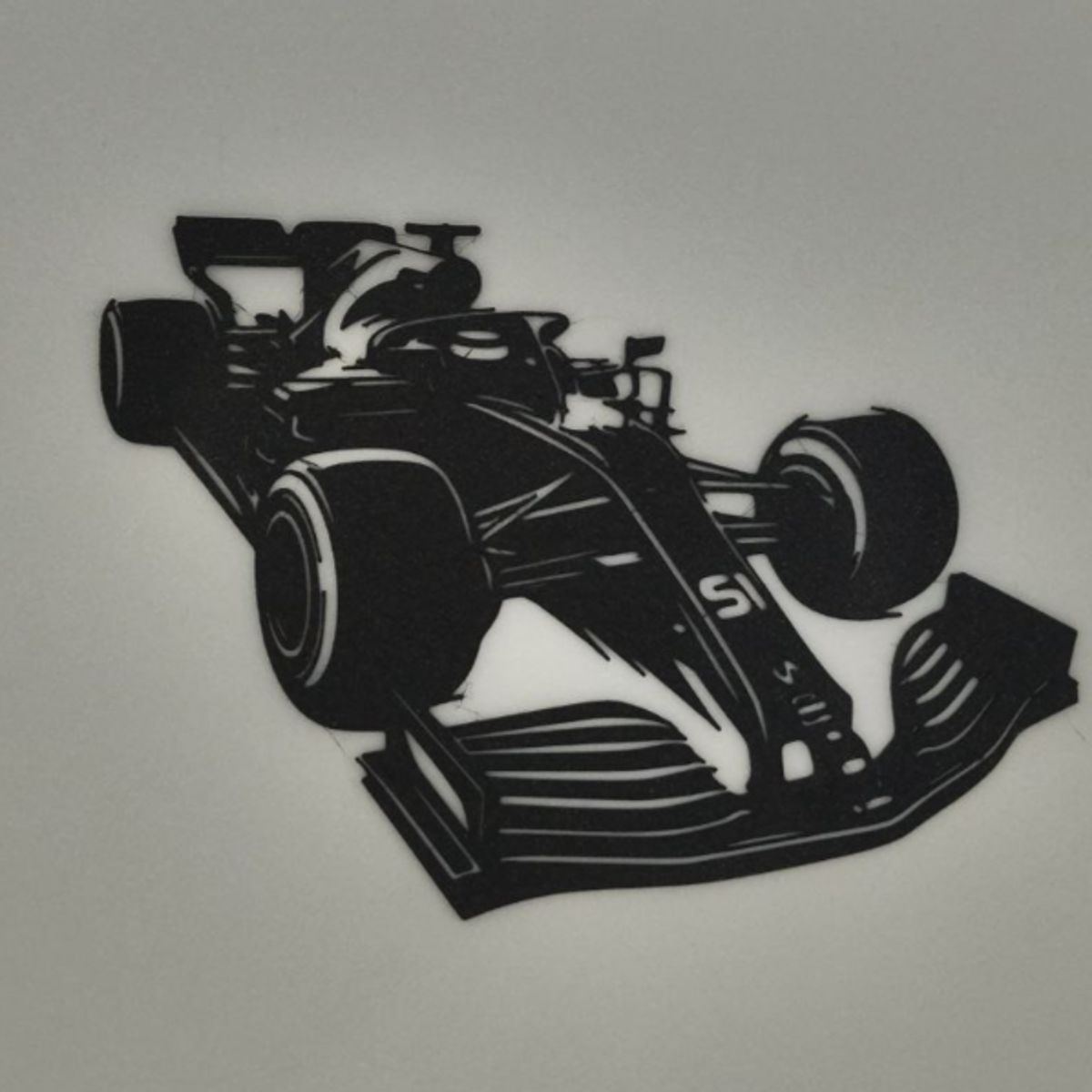 GENERICO - Figura decorativa Fórmula Uno - silueta de coche