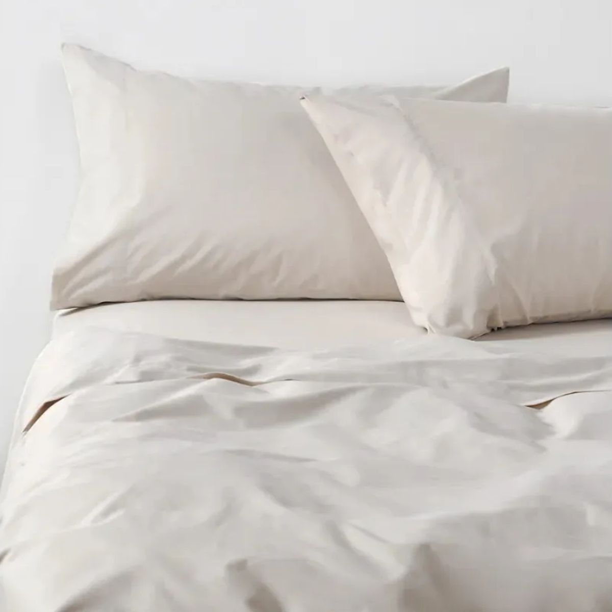 CANNON - Sabanas King Cannon 300 Hilos 1oo% Algodon Ecru