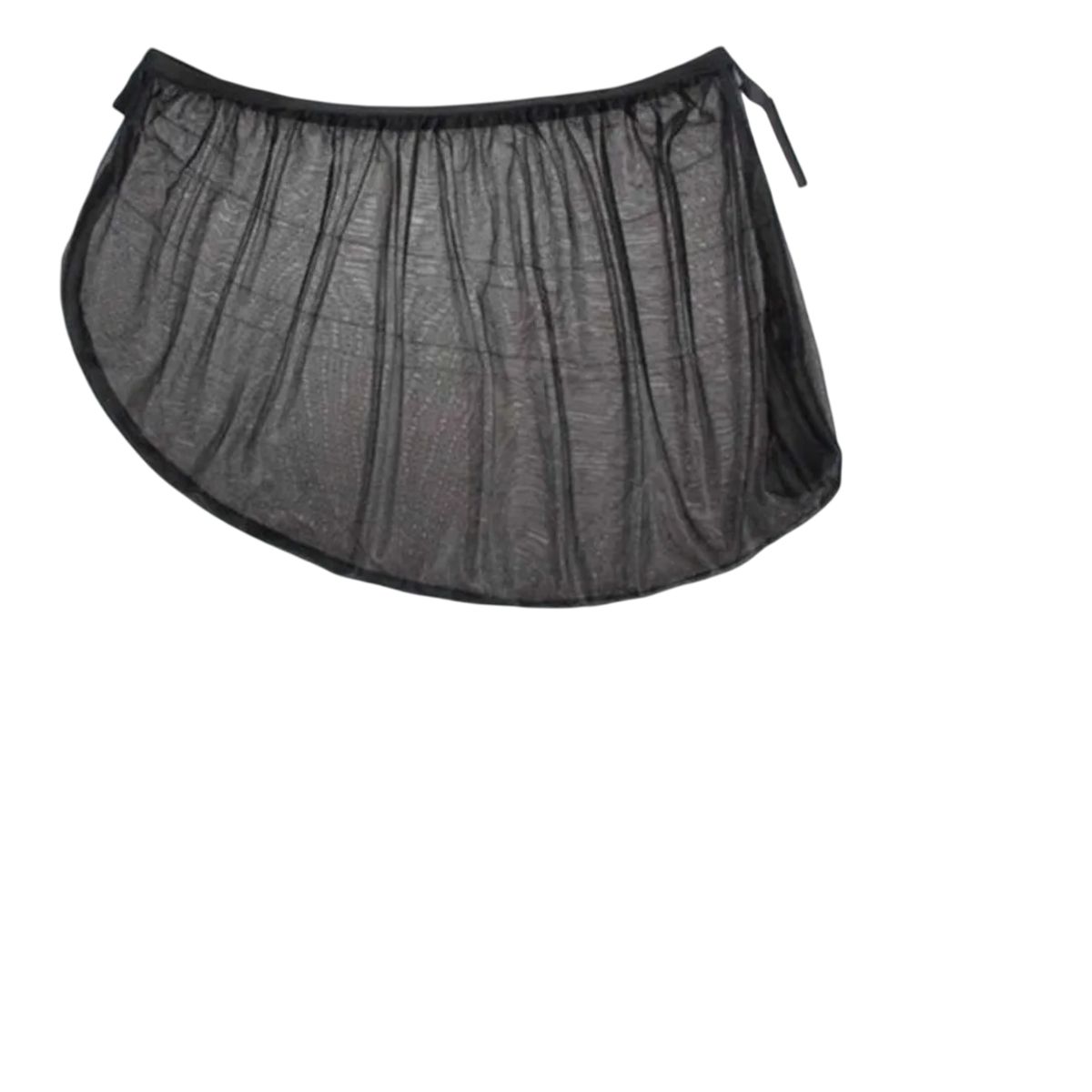 GENERICO - Protector Sol Ventana Auto Sombra Color Negro De Malla