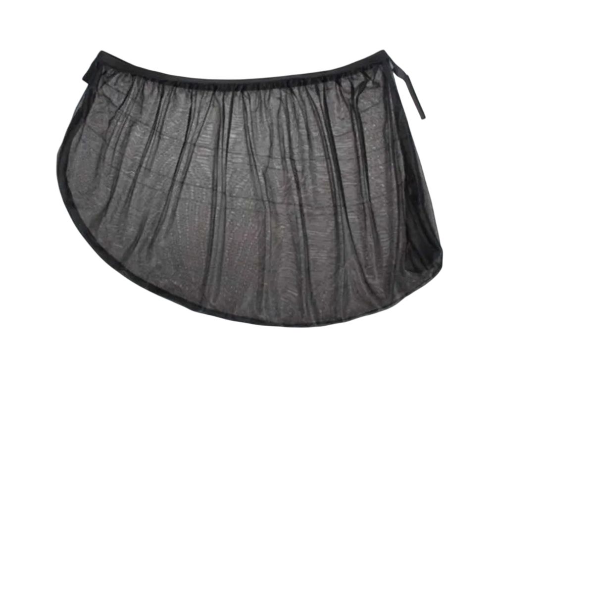 GENERICO - Protector Sol Ventana Auto Sombra Color Negro De Malla