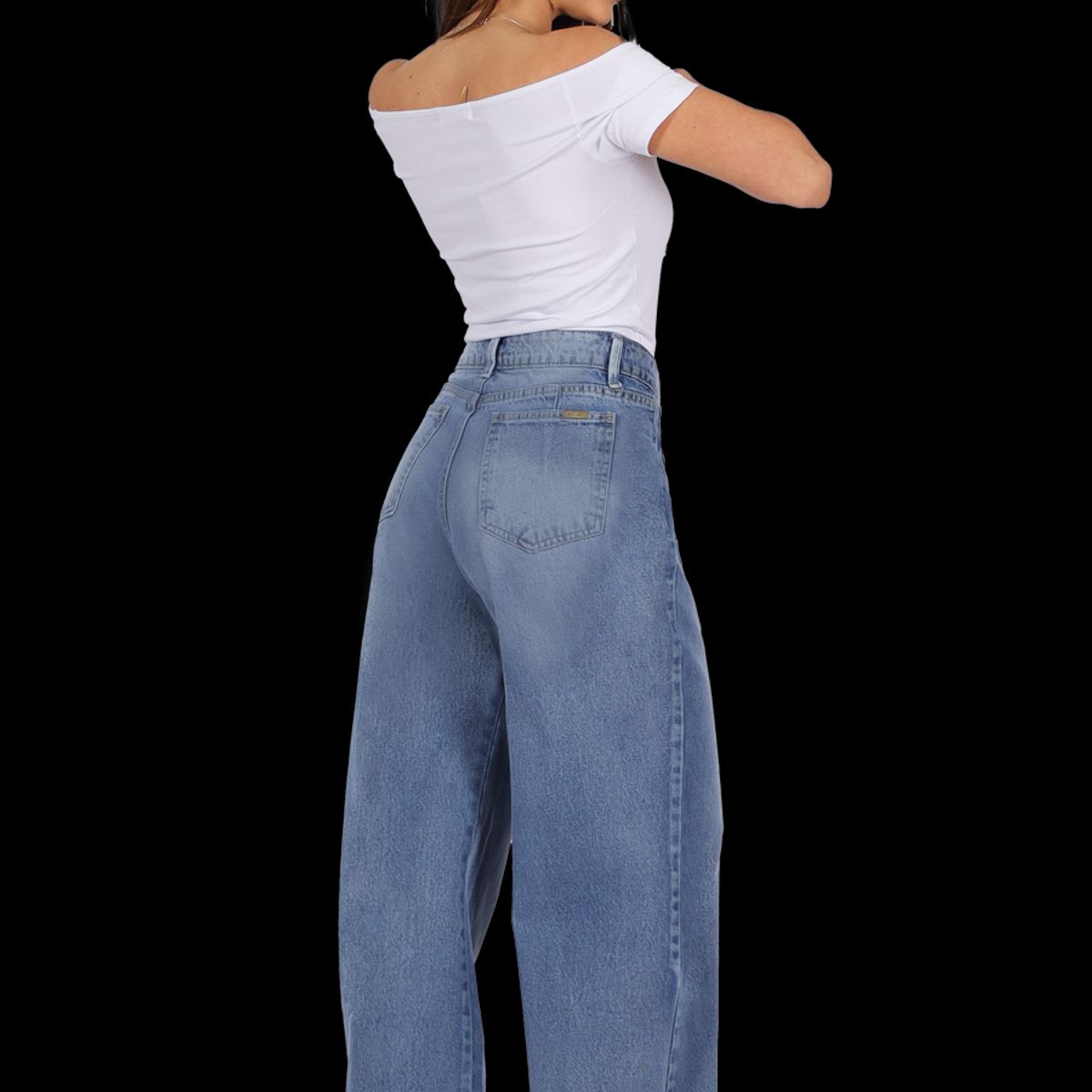DIVINO JEANS - Jeans Rocio II Celeste Divino Jeans