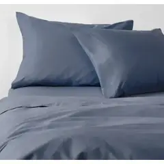 CANNON - Sabanas King 300 Hilos 100% Algodón Bluestone