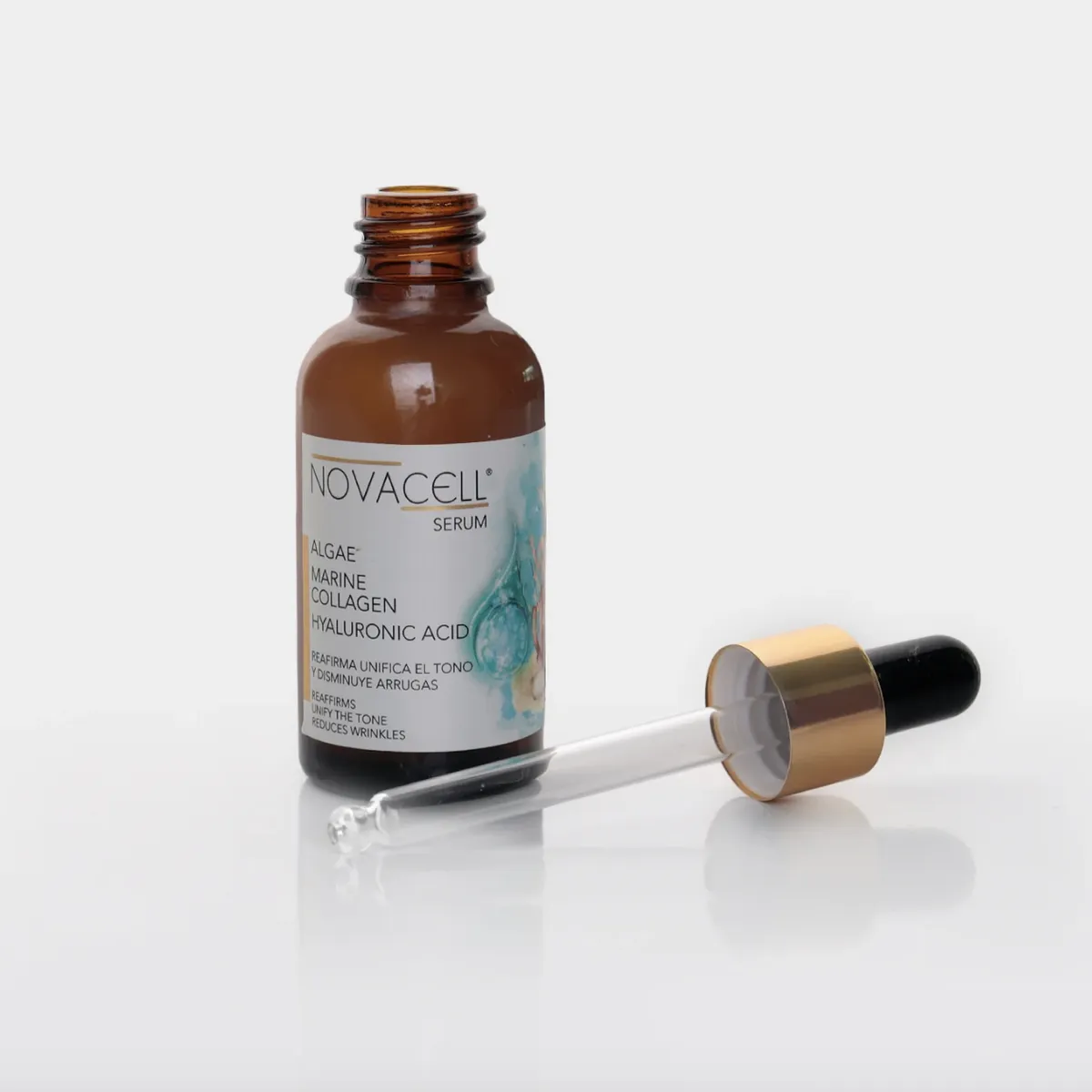 GENERICO - Sérum Tensor Facil Cuello y Escote Colágeno Marino Novacell