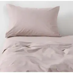 CANNON - Sabanas King 300 Hilos 100% Algodón Rose