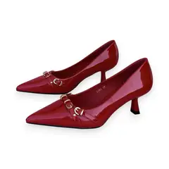 HERIEL - Zapato Rojo Taco Mujer