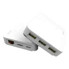 AM TECNOLOGY - Print Server Servidor De Impresión Adaptador Wifi Ethernet 3 Port Usb