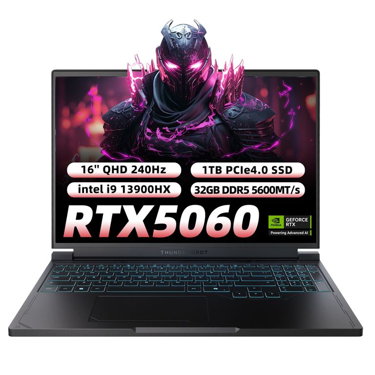 Notebook Gamer RS16 intel i9-13900HX RTX 5060 32GB Ram 1TB SSD 16 QHD