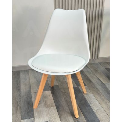 Imagen 2 del producto Silla de comedor acolchada Tulip