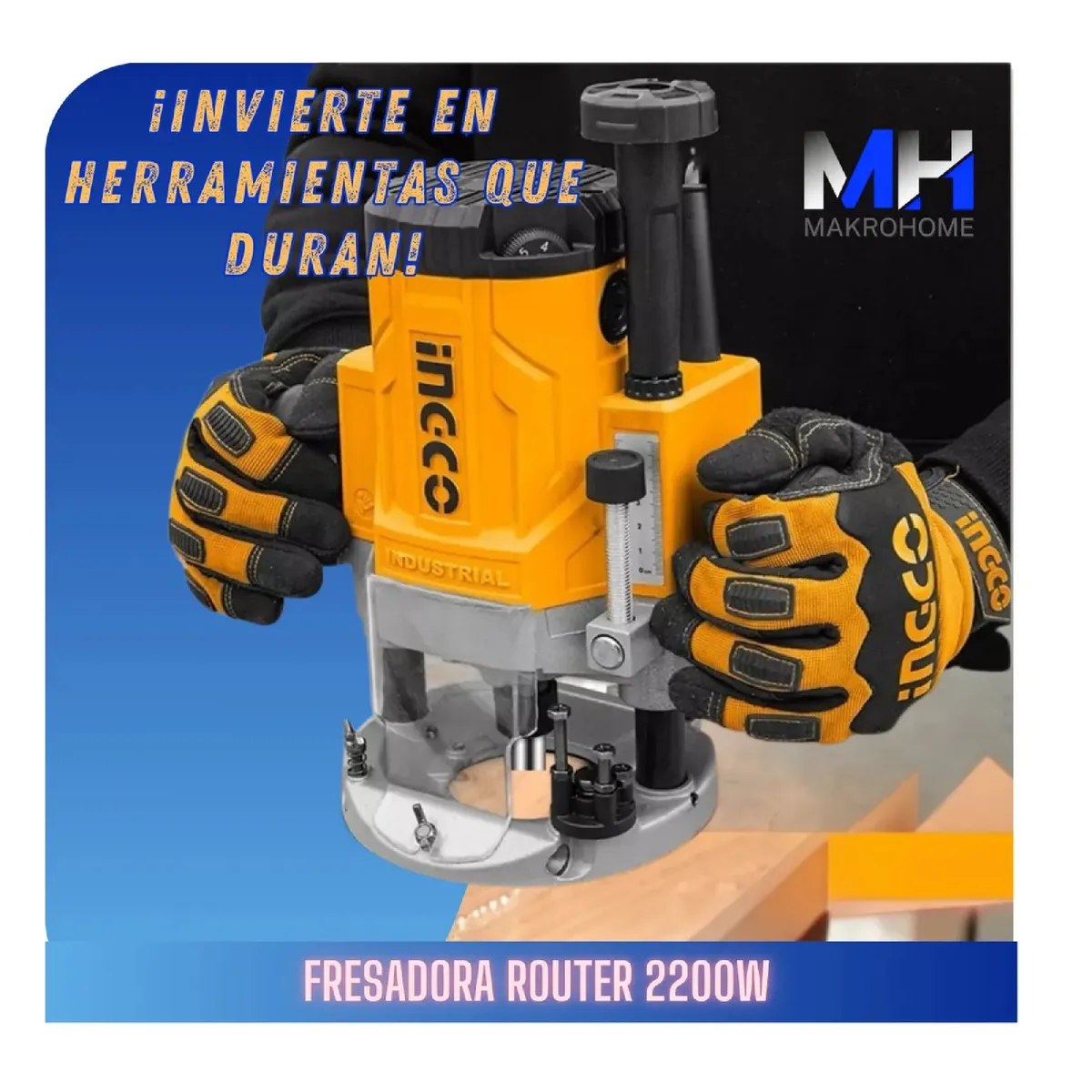 INGCO - Router Fresadora Ingco Industrial 2200w Velocidad Variable