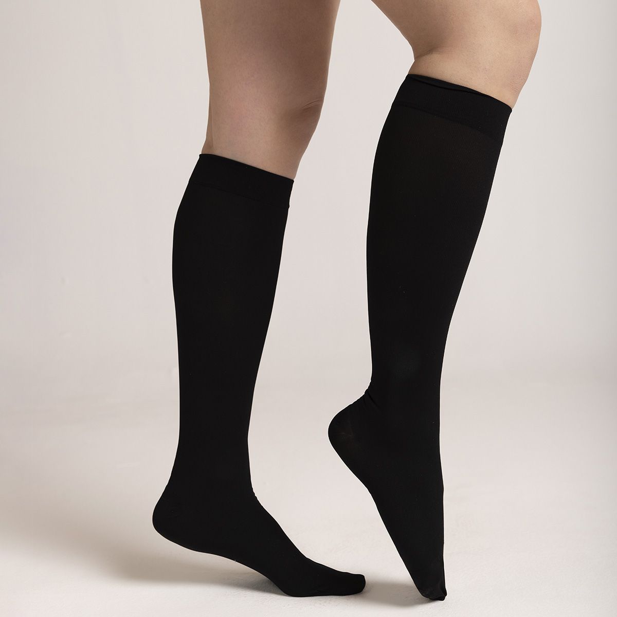 MONARCH - Calcetín Medical 70 Denier Negro Monarch