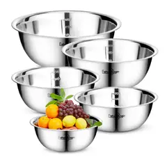 ESHOPANGIE - Pack 5 Bowl Pocillo Acero Inoxidable Reposteria Cocina