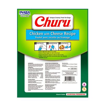 Imagen 2 del producto Snack Cremoso Churu Perro Sabor Pollo y Queso 8 Tubos