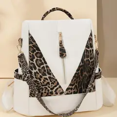 GENERICO - Bolso Mochila Moda Animal Print Antirobo