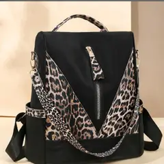 GENERICO - Bolso Mochila Moda Animal Print Antirobo