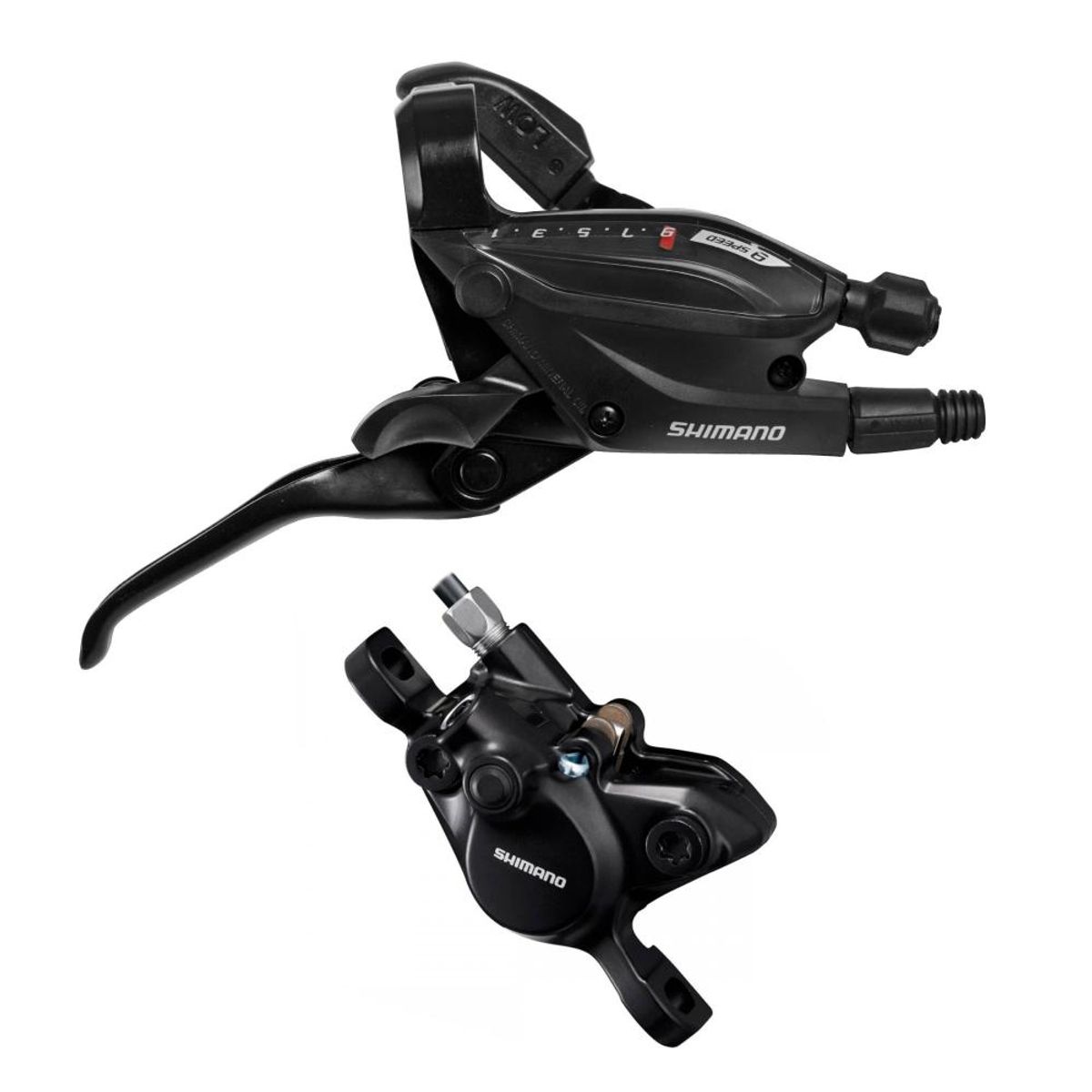 SHIMANO - Freno Shimano Trasero Hidráulico ST‑EF505 9v  Caliper MT200