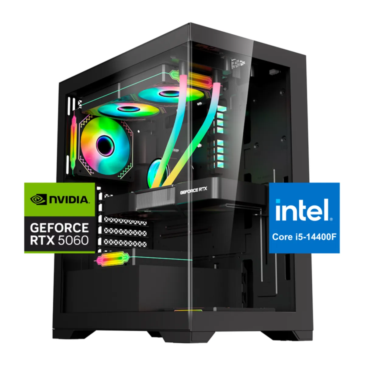 OEM - Pc Gamer Sonic Plus, Intel i5-14400F 32gb, 1TB, RTX 5060 8GB