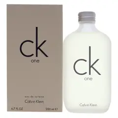 CALVIN KLEIN - Perfume Eau de Toilette unisex 200mL CK One citrus