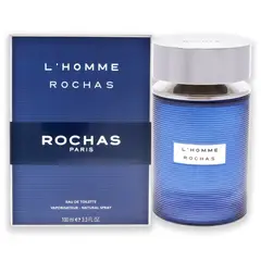 ROCHAS - Perfume EDT para hombre 100mL aroma ámbar fougere
