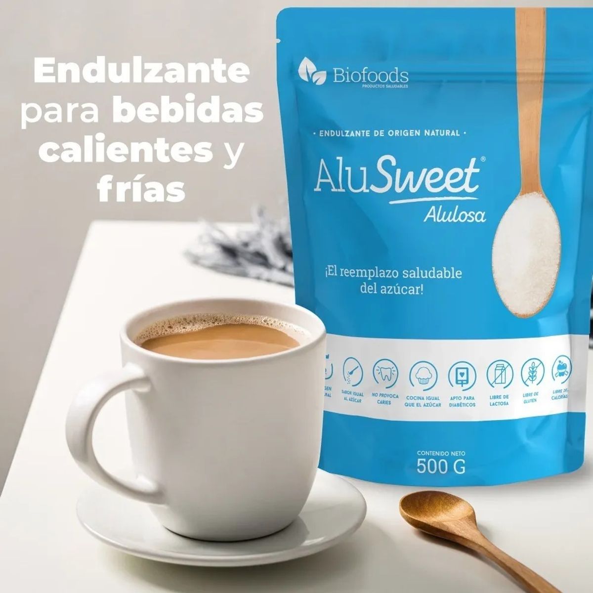 GENERICO - Alusweet Endulzante En Polvo Alulosa 500g