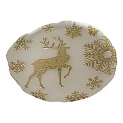 CAP DOR - Plato Decorativo Navidad Reno