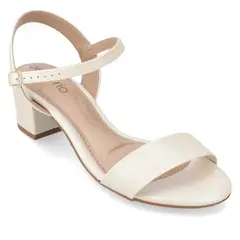 BEIRA RIO - Sandalia Taco Ancho 5 cm Blanco