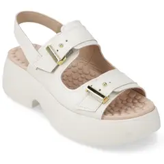 MODARE - Sandalias Plataforma Blanco