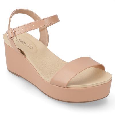 Imagen 2 del producto Sandalia Taco Cuña Beige